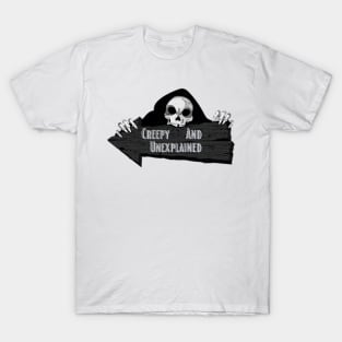 grim reaper C.A.U (creepy and unexplained) T-Shirt